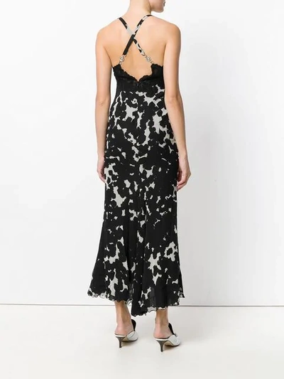 Shop Versace Gianni  Strappy Dress - Black