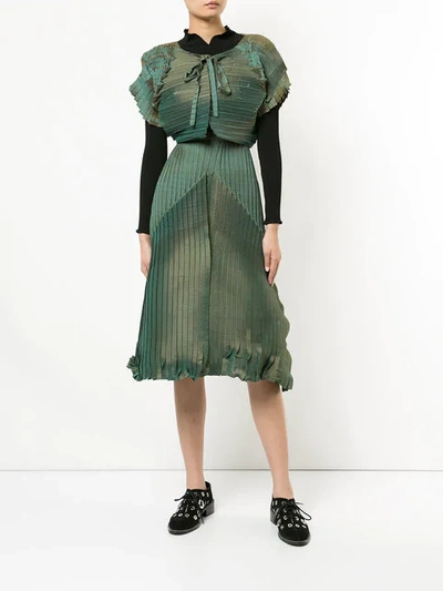 Shop Issey Miyake Iridescence Two-pieces Suit - Green