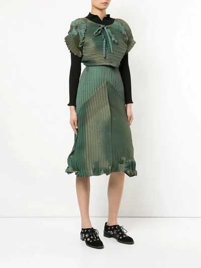 Shop Issey Miyake Iridescence Two-pieces Suit - Green