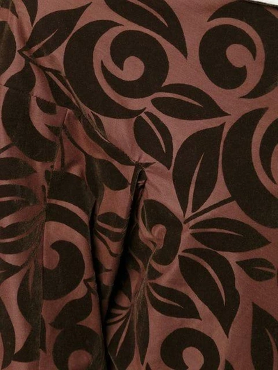 Pre-owned Comme Des Garçons Vintage 古着swirling Fleur套裙 - 棕色 In Brown