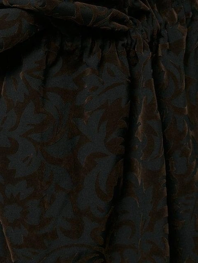Pre-owned Comme Des Garçons Vintage 古着swirling Fleur套裙 - 棕色 In Brown