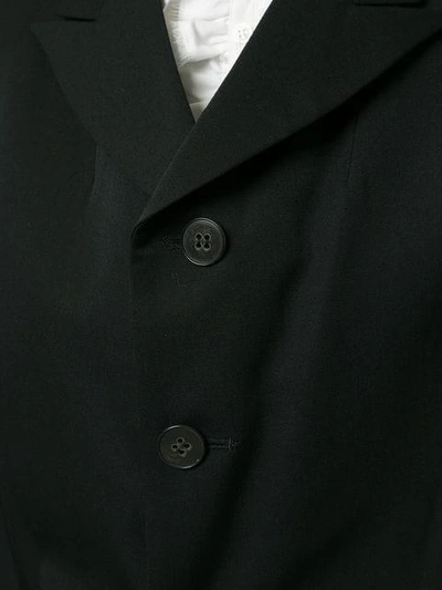Pre-owned Comme Des Garçons Back Slit Blazer In Black