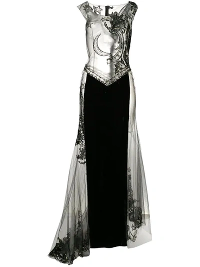 Shop Gianfranco Ferre Vintage Gianfranco Ferre  Haute Couture Velvet Gown - Black