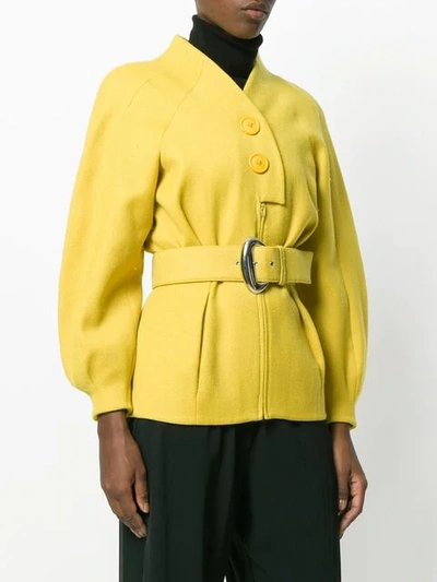 Shop Mugler Thierry  Vintage  Jacket - Yellow