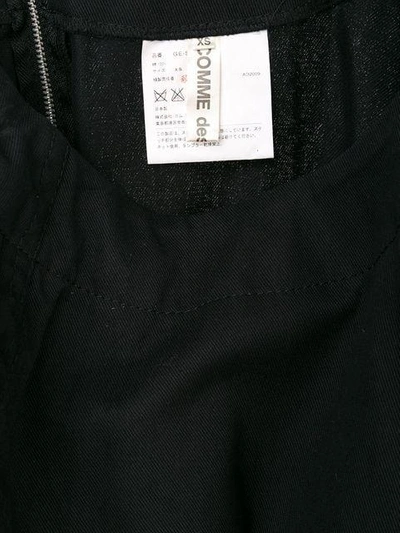 Pre-owned Comme Des Garçons Asymmetrischer Ballonrock In Black