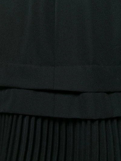 Pre-owned Comme Des Garçons Rock Mit Plissee In Black