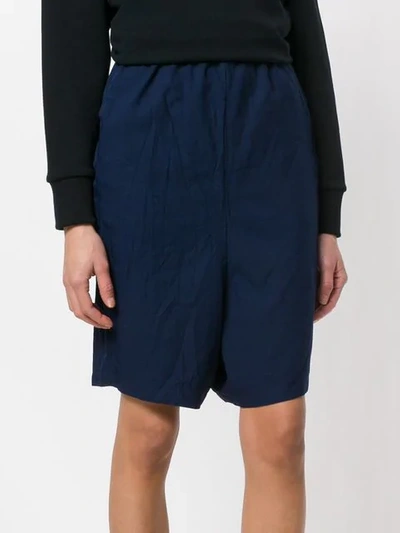 Pre-owned Comme Des Garçons 2007 Relaxed Shorts In Blue