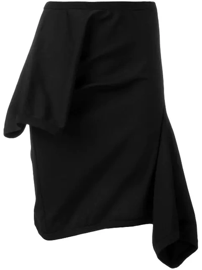 Pre-owned Comme Des Garçons Rock Im Lagen-look In Black