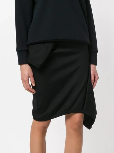 Pre-owned Comme Des Garçons Rock Im Lagen-look In Black