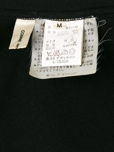 Pre-owned Comme Des Garçons Rock Im Lagen-look In Black