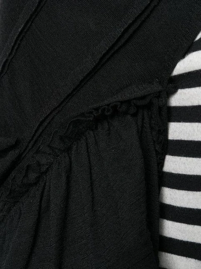 Pre-owned Tao Comme Des Garçons Vintage Tie Neck Ruffle Shrug In Black