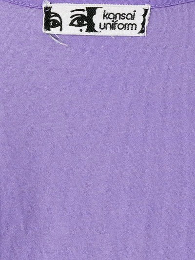 Pre-owned Kansai Yamamoto Vintage Kansai Logo T-shirt In Purple