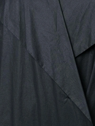 Pre-owned Issey Miyake Cocoon Coat In Black