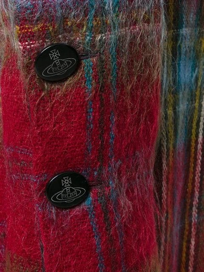 Pre-owned Vivienne Westwood Gold Label Tartan Coat In Red