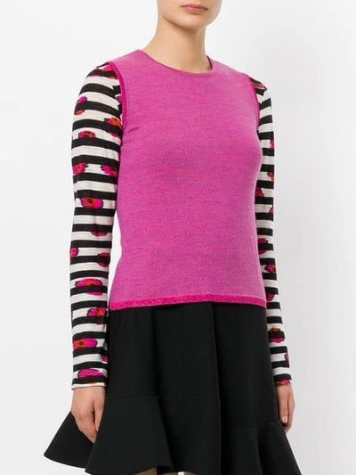 Pre-owned Kenzo Sleeveless Knitted Top In Pink