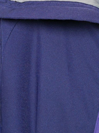 Pre-owned Yohji Yamamoto Vintage Back Print Bomber Jacket In Purple