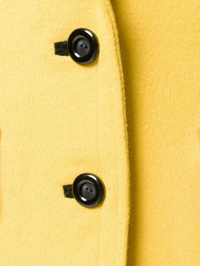 Pre-owned Saint Laurent Shoulder Pads Blazer In Yellow