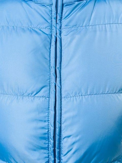 Pre-owned Prada Sleeveless Zipped Waistcoat In Blue