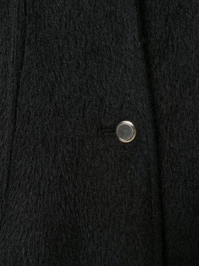 Pre-owned Versace Shawl Collar Coat In Black