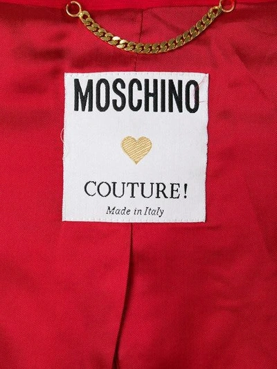 Pre-owned Moschino Vintage Two-piece Suit In Red