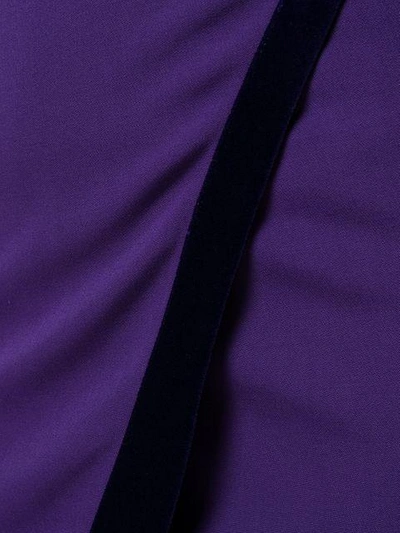 Shop Mugler Thierry  Vintage Skirt And Jacket Set - Purple