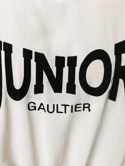 Pre-owned Jean Paul Gaultier Vintage Sheer Bomber Jacket In White