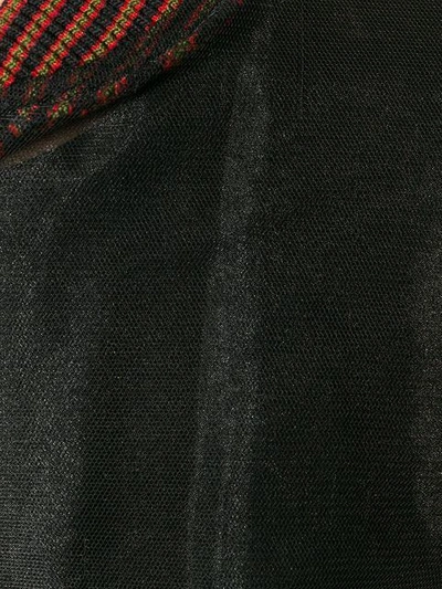 Pre-owned Jean Paul Gaultier Vintage Sheer Bomber Jacket In Black
