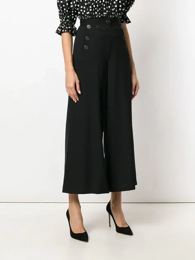 Pre-owned Jean Paul Gaultier Vintage Sailor Trousers In Black