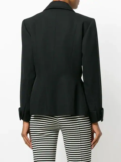 Pre-owned Saint Laurent Structured Jacket In Black
