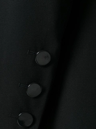 Pre-owned Saint Laurent Structured Button-up Jacket In Black