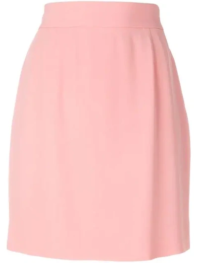 Shop Moschino Vintage Classic A-line Skirt - Pink