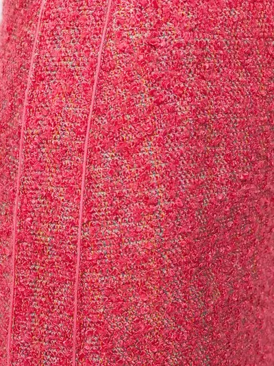 Pre-owned Chanel 1999 Tweed Skirt Suit In Pink