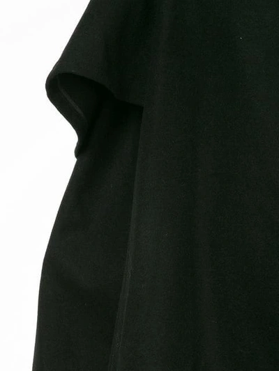 Pre-owned Yohji Yamamoto Vintage Oversized Open-front Cape In Black