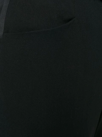 Pre-owned Saint Laurent Wide-leg Trousers In Black