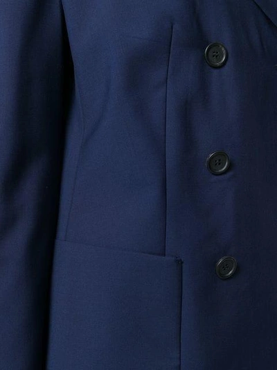 Pre-owned Prada Double Breasted Jacket In Blue