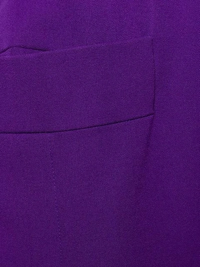 Shop Saint Laurent Yves  Vintage Pencil Skirt - Purple