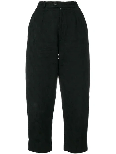 Pre-owned Saint Laurent Yves  Vintage 古着八分裤 - 黑色 In Black