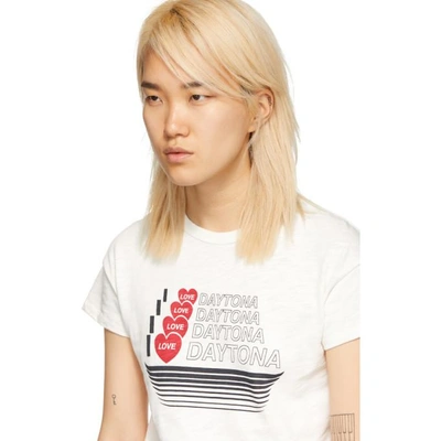 Shop Rag & Bone Rag And Bone White Daytona Vintage T-shirt In 983 Chalk