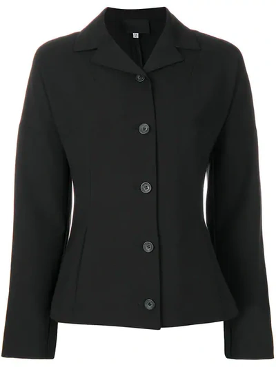 Pre-owned Dolce & Gabbana Fitted Buttoned Blazer In Black