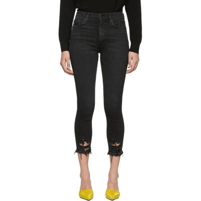 Shop Agolde Black Sophie Skinny Jeans