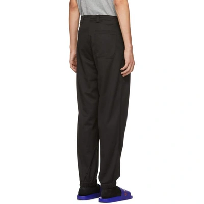 GIVENCHY 黑色徽标 TAPE 运动裤