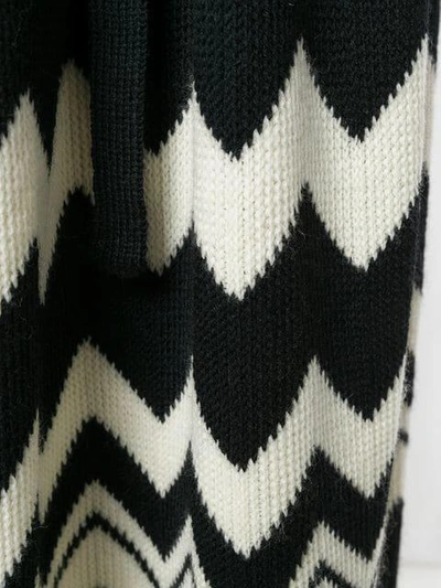Pre-owned Comme Des Garçons Rock Mit Zickzackmuster In Black