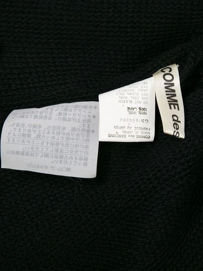 Pre-owned Comme Des Garçons Rock Mit Zickzackmuster In Black
