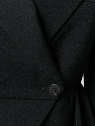 Pre-owned Comme Des Garçons 1998 Asymmetric Coat-tail In Black