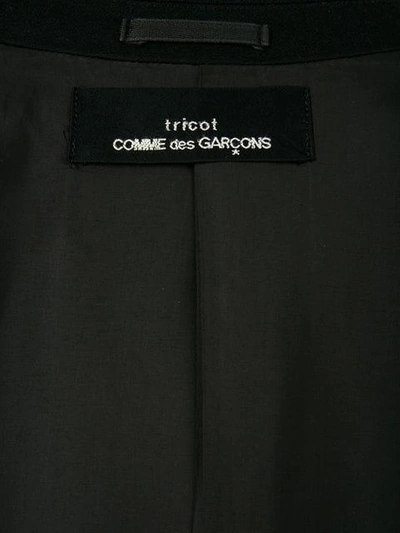 Pre-owned Comme Des Garçons 1998 Asymmetric Coat-tail In Black
