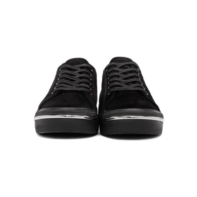 Shop Alexander Wang Black Pia Low Sneakers