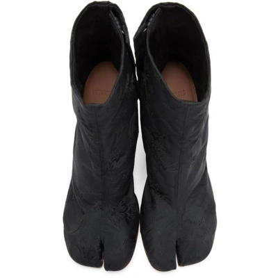Shop Vetements Black Geisha Coin Ankle Boots In Black/black
