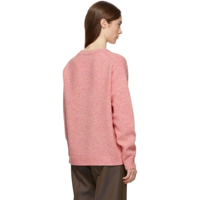 Shop Acne Studios Orange Samara Sweater In Peach Orang