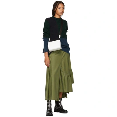 Shop 3.1 Phillip Lim / フィリップ リム 3.1 Phillip Lim Green Layered Utility Maxi Skirt In Ol301 Olive