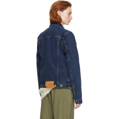 Jw Anderson Indigo Multi Pocket Denim Jacket | ModeSens